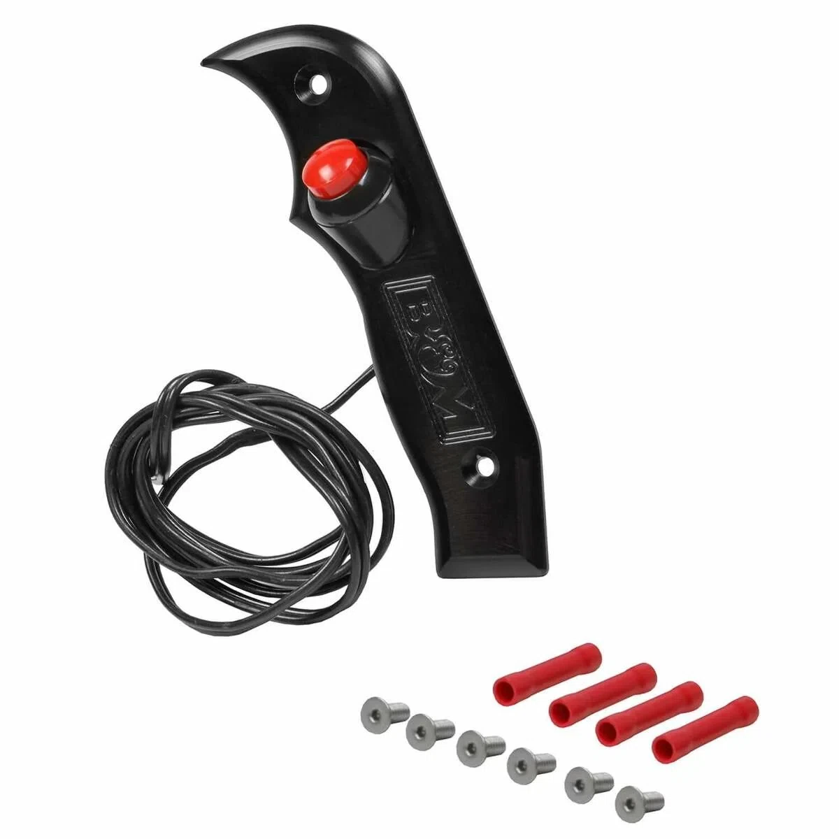 B&M Magnum Grip Side Plate with 12V Button - 81063BM